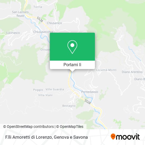 Mappa F.lli Amoretti di Lorenzo