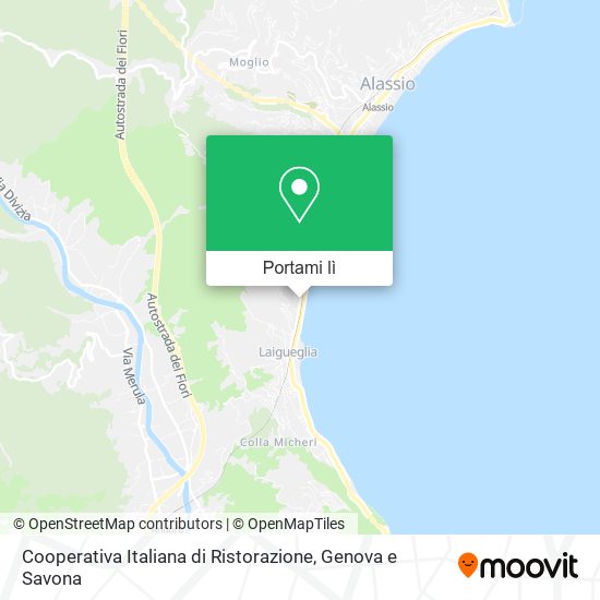 Mappa Cooperativa Italiana di Ristorazione