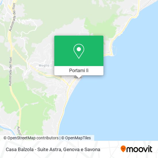 Mappa Casa Balzola - Suite Astra