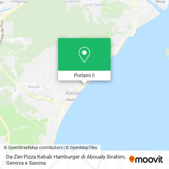 Mappa Da-Zen Pizza Kebab Hamburger di Aboualy Ibrahim