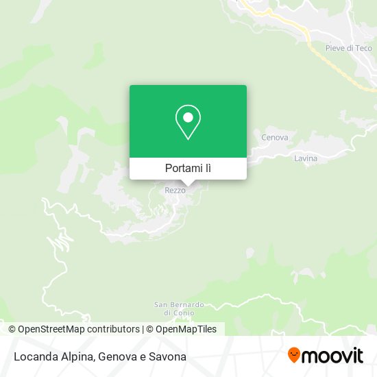 Mappa Locanda Alpina