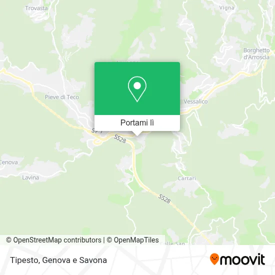 Mappa Tipesto