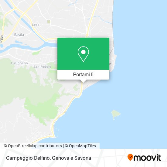 Mappa Campeggio Delfino