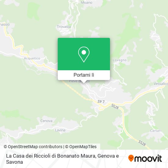 Mappa La Casa dei Riccioli di Bonanato Maura