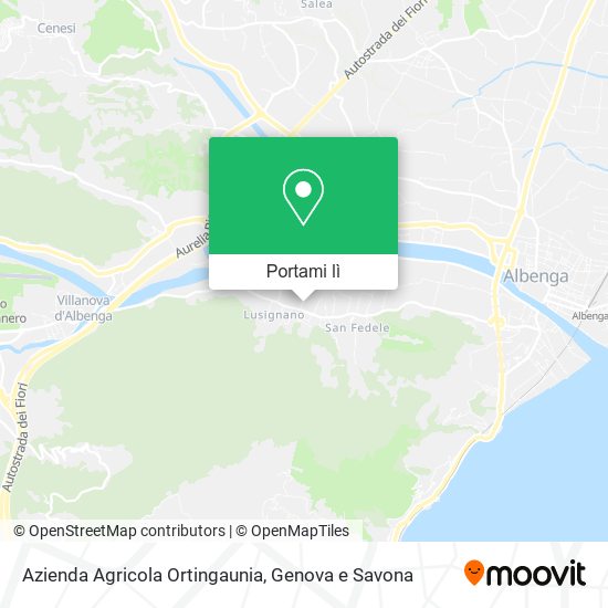 Mappa Azienda Agricola Ortingaunia