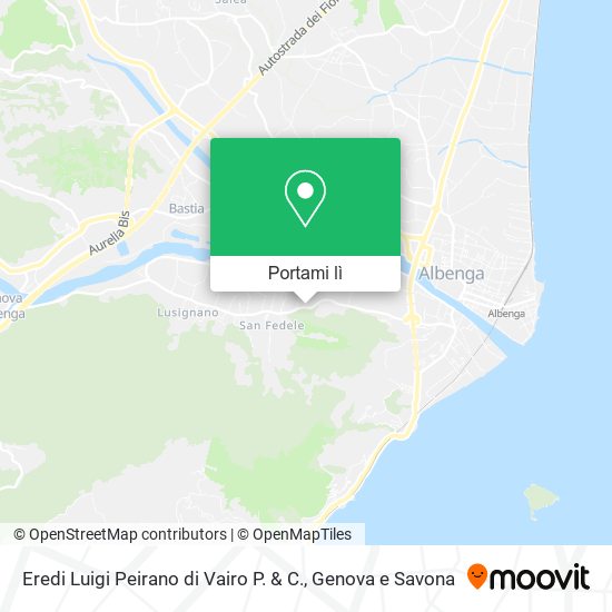 Mappa Eredi Luigi Peirano di Vairo P. & C.
