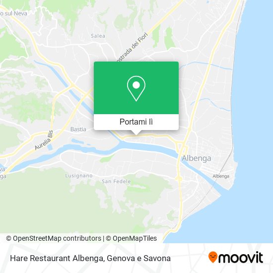 Mappa Hare Restaurant Albenga
