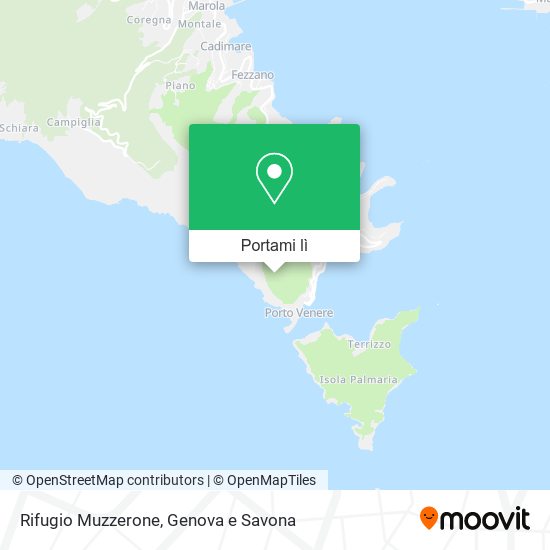 Mappa Rifugio Muzzerone