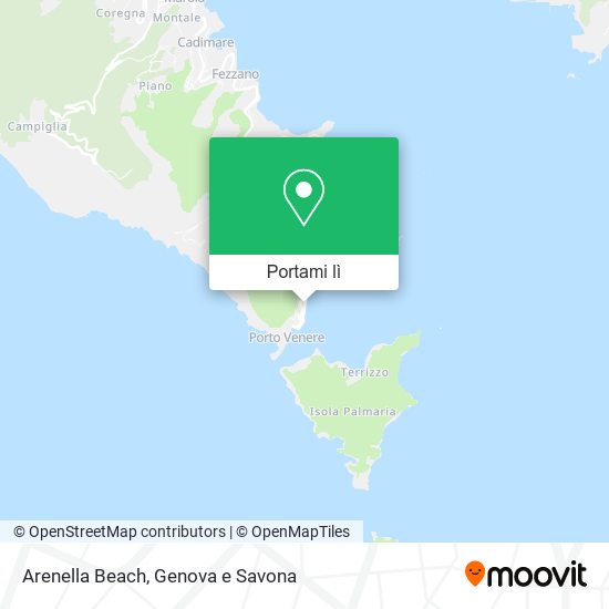 Mappa Arenella Beach