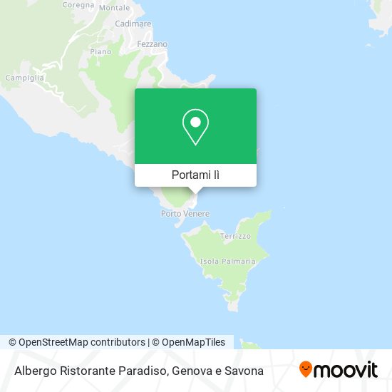 Mappa Albergo Ristorante Paradiso