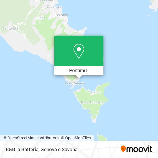 Mappa B&B la Batteria