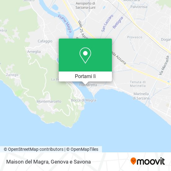 Mappa Maison del Magra