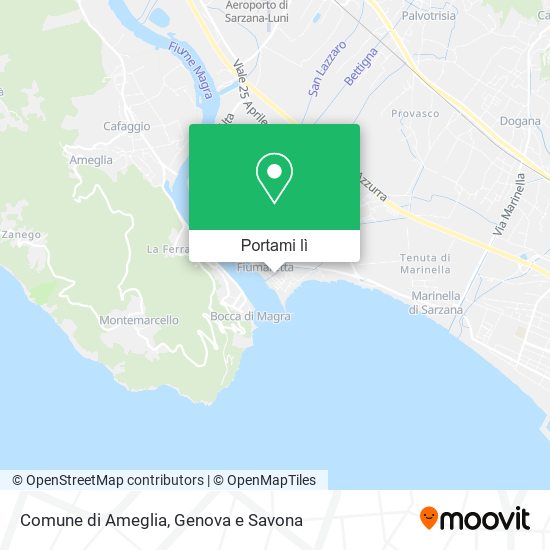 Mappa Comune di Ameglia