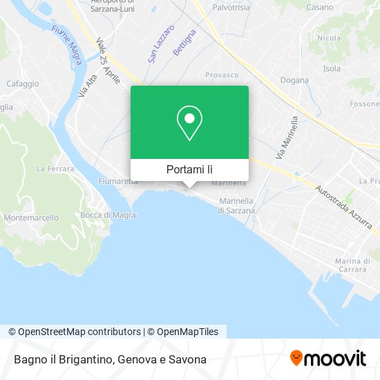 Mappa Bagno il Brigantino