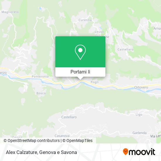 Mappa Alex Calzature