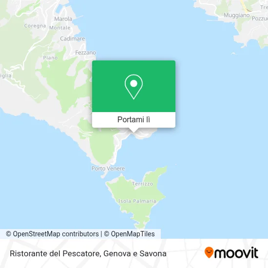 Mappa Ristorante del Pescatore