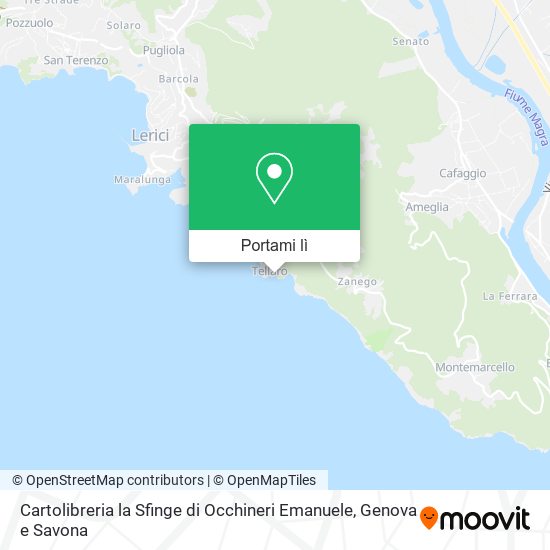 Mappa Cartolibreria la Sfinge di Occhineri Emanuele