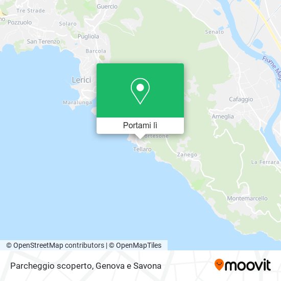 Mappa Parcheggio scoperto