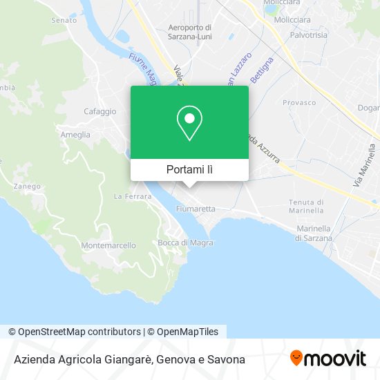 Mappa Azienda Agricola Giangarè