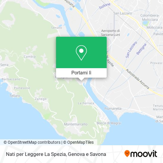 Mappa Nati per Leggere La Spezia