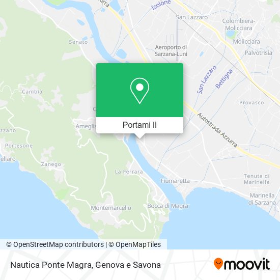 Mappa Nautica Ponte Magra