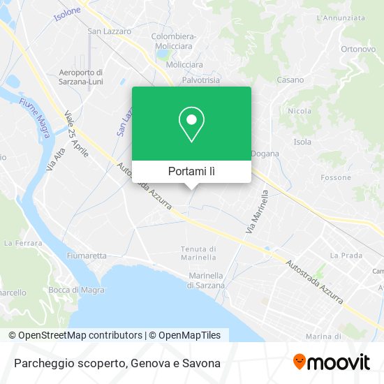 Mappa Parcheggio scoperto