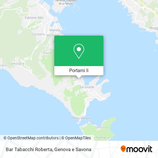 Mappa Bar Tabacchi Roberta