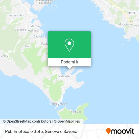 Mappa Pub Enoteca o'Goto