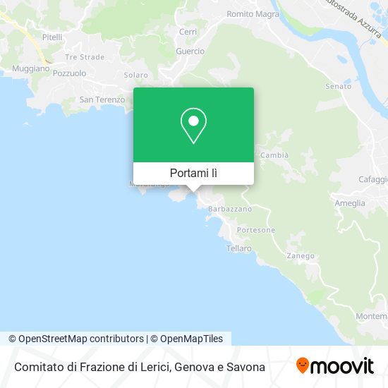 Mappa Comitato di Frazione di Lerici