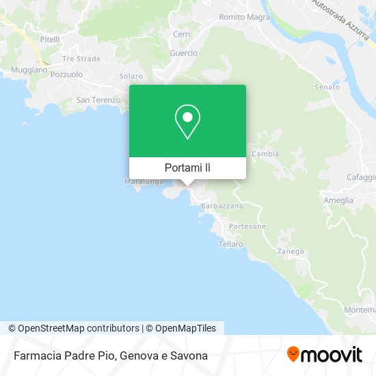 Mappa Farmacia Padre Pio