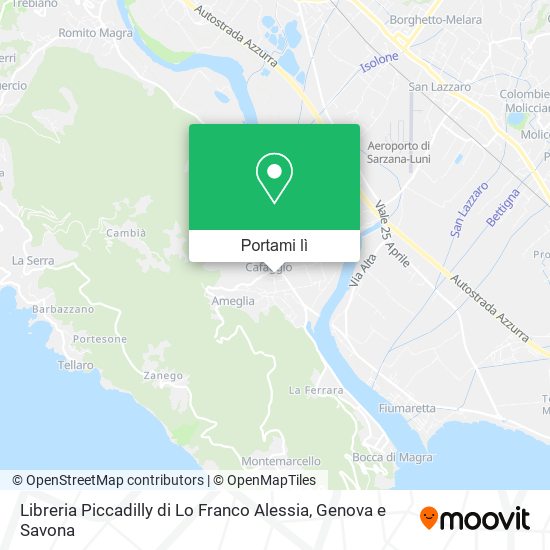 Mappa Libreria Piccadilly di Lo Franco Alessia