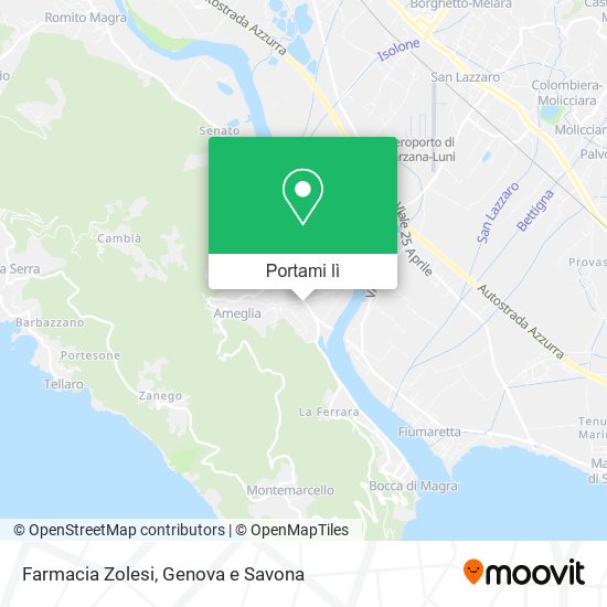 Mappa Farmacia Zolesi