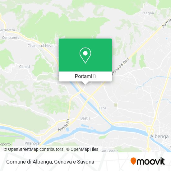 Mappa Comune di Albenga