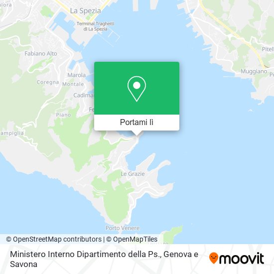 Mappa Ministero Interno Dipartimento della Ps.