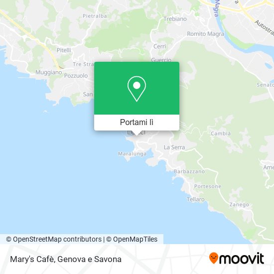 Mappa Mary's Cafè