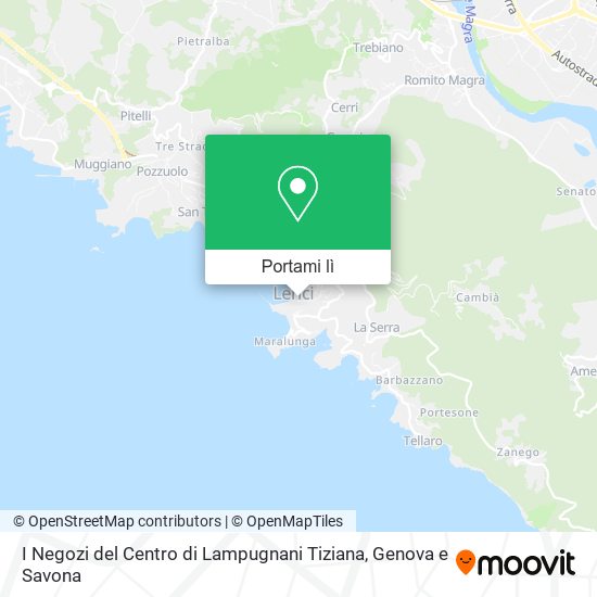 Mappa I Negozi del Centro di Lampugnani Tiziana