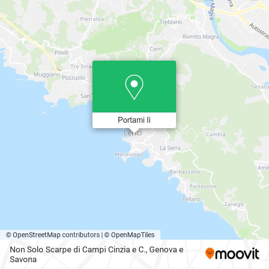 Mappa Non Solo Scarpe di Campi Cinzia e C.
