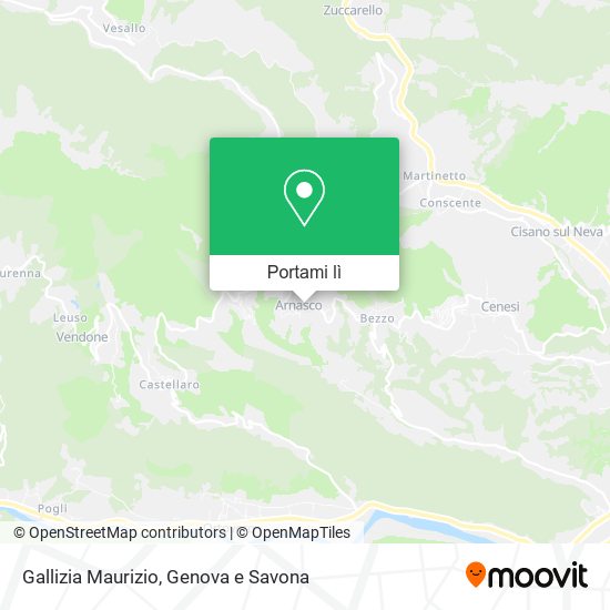 Mappa Gallizia Maurizio