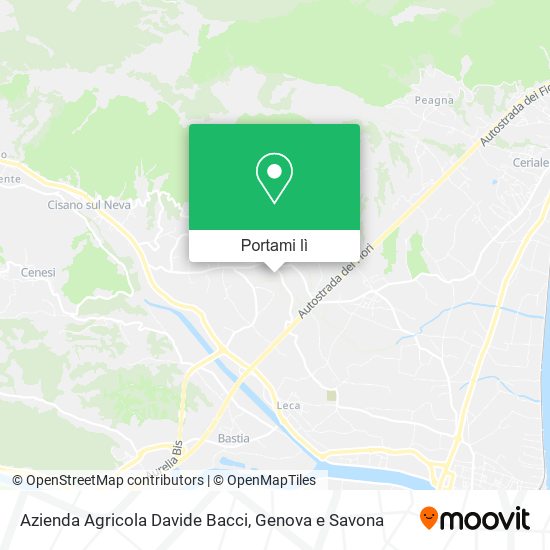 Mappa Azienda Agricola Davide Bacci