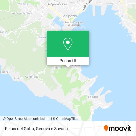 Mappa Relais del Golfo