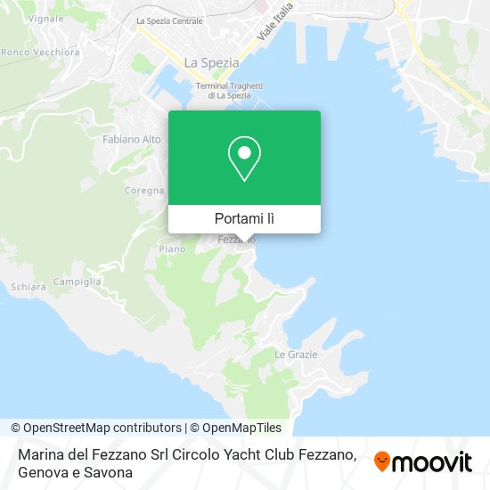 Mappa Marina del Fezzano Srl Circolo Yacht Club Fezzano