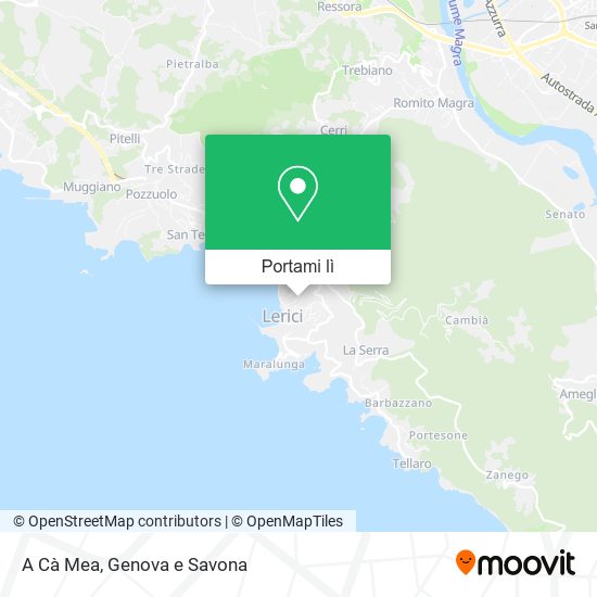 Mappa A Cà Mea