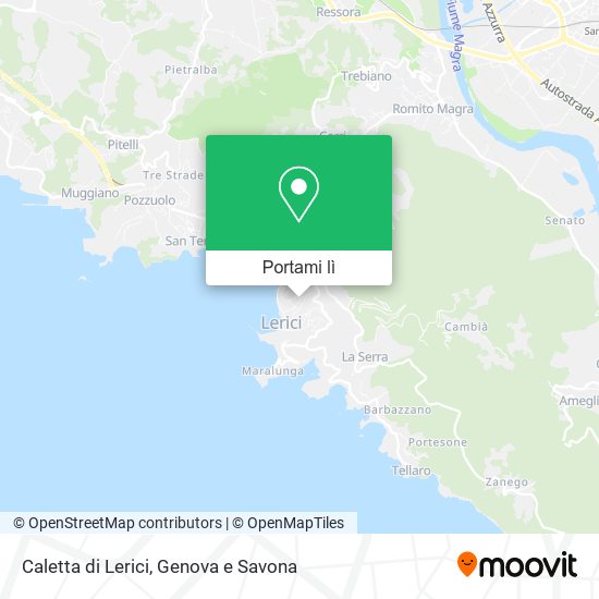 Mappa Caletta di Lerici