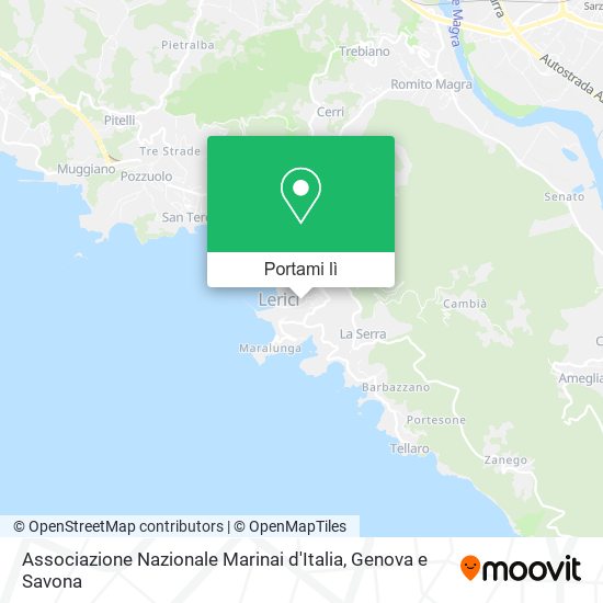 Mappa Associazione Nazionale Marinai d'Italia