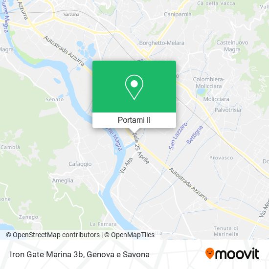 Mappa Iron Gate Marina 3b