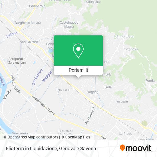 Mappa Elioterm in Liquidazione