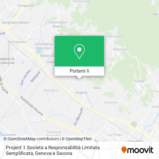 Mappa Project 1 Società a Responsabilità Limitata Semplificata