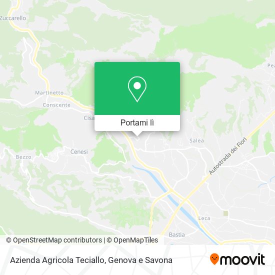 Mappa Azienda Agricola Teciallo