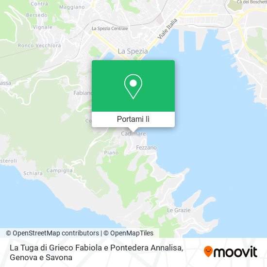 Mappa La Tuga di Grieco Fabiola e Pontedera Annalisa