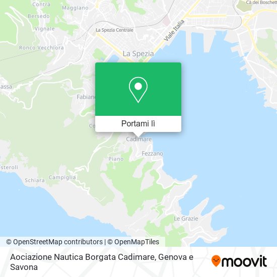 Mappa Aociazione Nautica Borgata Cadimare